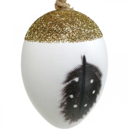 Prodotto Uova nobili da appendere, primavera, uova di Pasqua con motivo primaverile, uova decorative in scatola di legno, decorazione pasquale 6pz