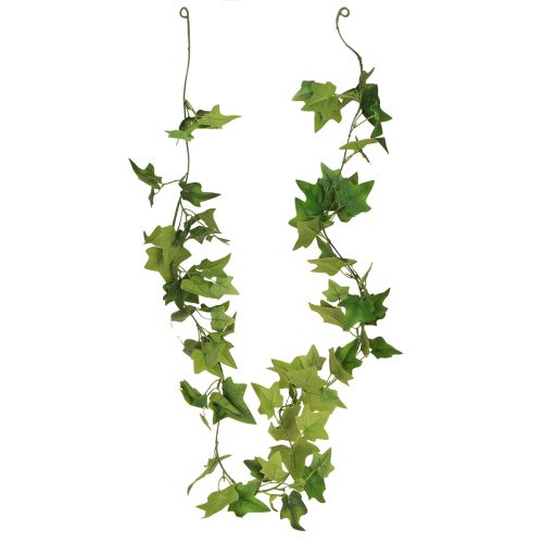 Prodotto Ghirlanda di edera artificiale verde con 2 occhielli L150cm