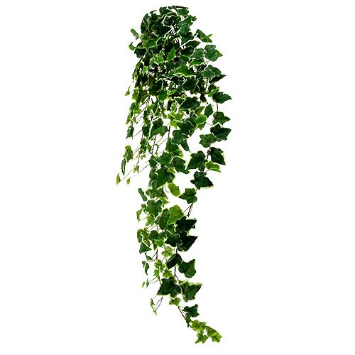 Floristik24 Appendiabiti edera Real-Touch verde-bianco 130 cm