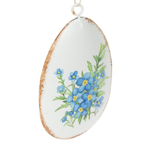 Prodotto Uova di Pasqua con fiori primaverili, ideali per bouquet pasquali o finestre, 8 cm, 8 pezzi