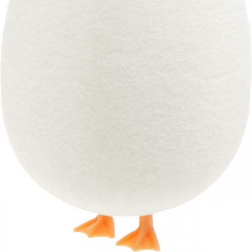 Prodotto Uovo decorativo con gambe Crema per uova di Pasqua Divertente decorazione pasquale H13cm 4 pezzi