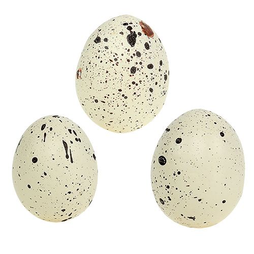 Floristik24 Crema di uova 6 cm di polistirolo 12 pezzi