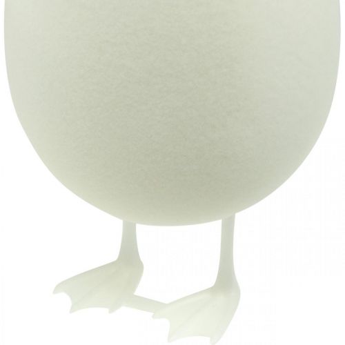Prodotto Uovo decorativo con gambe Bianco d&#39;uovo di Pasqua Decorazione da tavola Figura di Pasqua H25cm