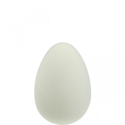 Prodotto Crema decorativa all&#39;uovo Uovo di Pasqua floccato Decorazione per vetrina Pasqua 25cm
