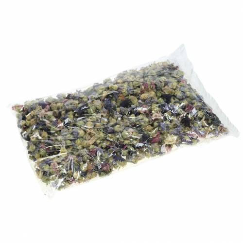 Floristik24 Set artigianale di decorazione a secco, vero marshmallow naturale, pot-pourri di fiori da 300 g