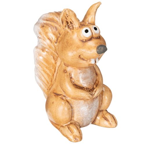 Statuetta di scoiattolo seduto per decorazioni autunnali, 10 cm acquistare | Floristik24.it