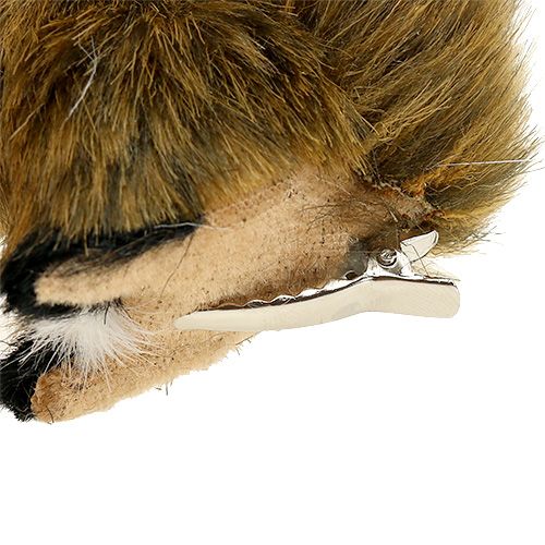 Floristik24 Scoiattolo su clip 8cm colori assortiti 3pz