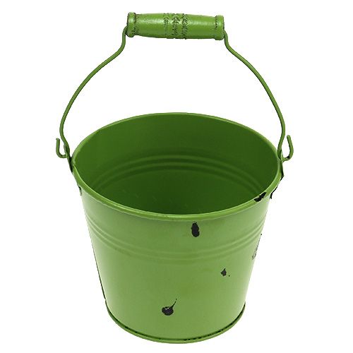 Prodotto Secchio verde Ø12cm H10cm aspetto antico