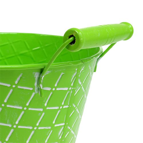 Floristik24 Secchio Verde Ø21cm H16cm