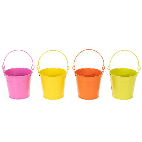 Secchielli colorati, Ø8cm H7.5cm, 12 pezzi | Floristik24.it