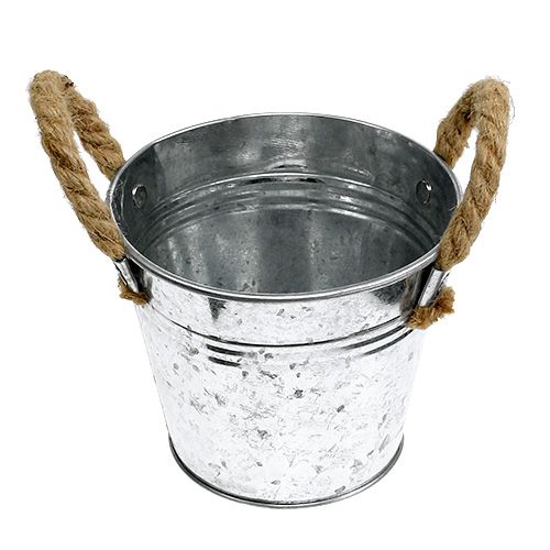 Prodotto Secchio con manici in corda Ø14cm H12cm