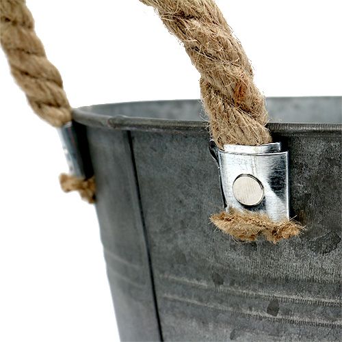 Floristik24 Secchio antico Ø25cm H24cm 2 pezzi