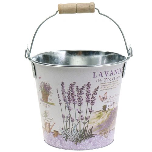 Secchio per piante lavanda Ø17cm H16cm