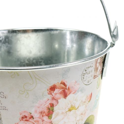 Floristik24 Secchio per piante rosa Ø17cm