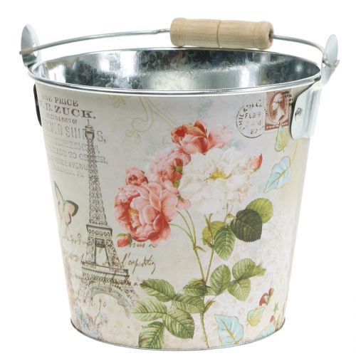 Floristik24 Secchio per piante rosa Ø17cm