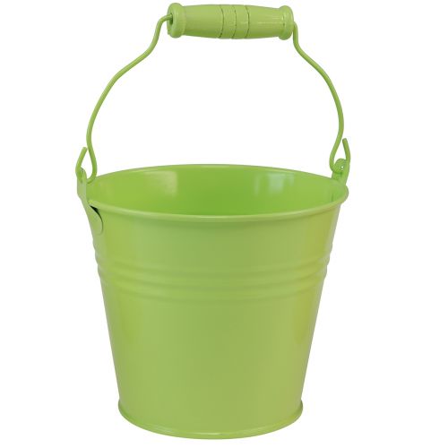 Prodotto Secchiello con manico vaso primula metallo pastello 11,5×8,5 cm 8 pz
