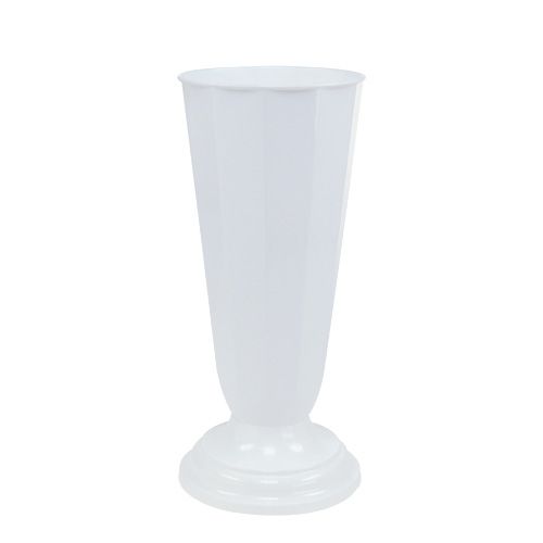 Vaso “Szwed” bianco Ø16cm