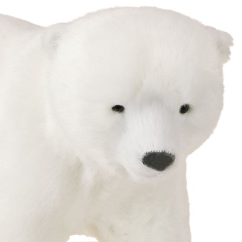 Prodotto Figure decorative di orso polare in piedi e seduto bianco 16/20 cm 3 pezzi