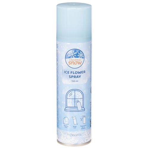 Spray decorativo Ice Flower per finestre e decorazioni invernali su vetro 150 ml