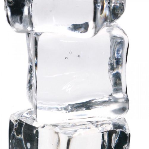 Prodotto Cubetti di ghiaccio decorativi, decorazione estiva, ghiaccio artificiale 3 cm 6 pezzi
