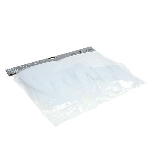Prodotto Icicle deco bianco con glitter 2m