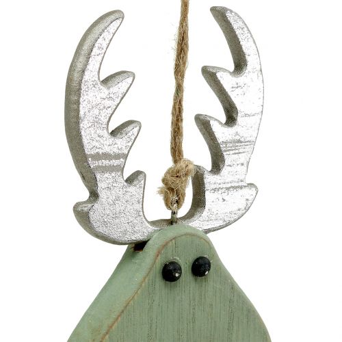 Prodotto Testa di alce alla menta da appendere 14,5 cm x 7,2 cm 4 pz