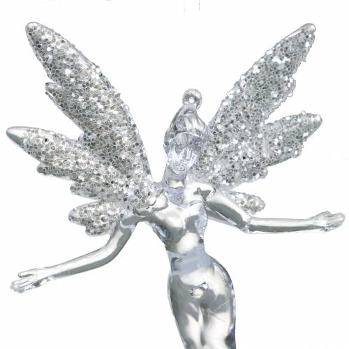 Floristik24 Appendiabiti deco decorazione albero di Natale fata 14cm