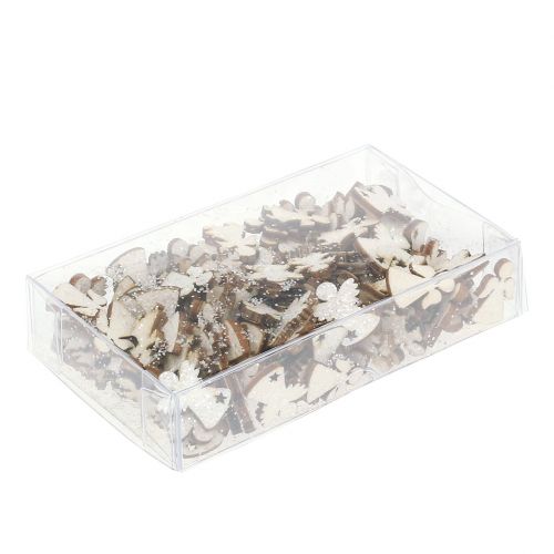 Floristik24 Angelo sparso con glitter 2 cm 144p