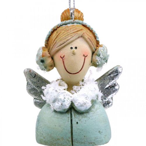 Floristik24 Ciondolo angelo Decorazione albero angelo di Natale H5,5 cm 8 pezzi