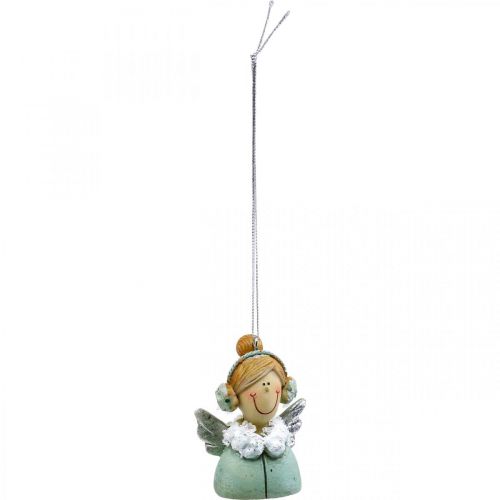 Floristik24 Ciondolo angelo Decorazione albero angelo di Natale H5,5 cm 8 pezzi