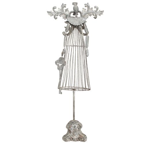 Prodotto Angelo decorazione in metallo decorazione da tavolo vintage su base H67cm