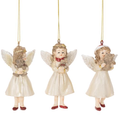Angeli decorativi per albero di Natale, stile vintage, 10 cm, 3 pezzi acquistare | Floristik24.it