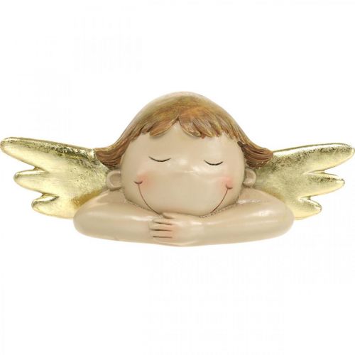 Floristik24 Figura decorativa di angelo Decorazione della tavola di Natale 22,5 × 9,5 × 9 cm