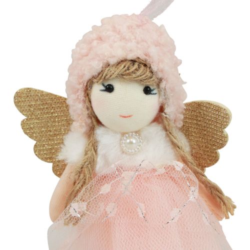 Prodotto Decorazione angelo Decorazione albero di Natale Figura natalizia tulle H11 cm 1 pezzo