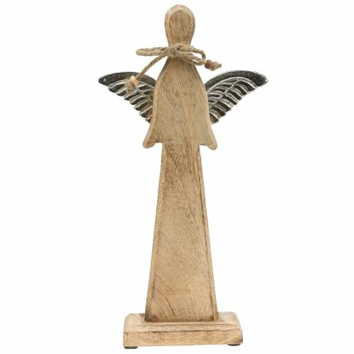 Floristik24 Decorazioni natalizie in legno di angelo deco H32cm