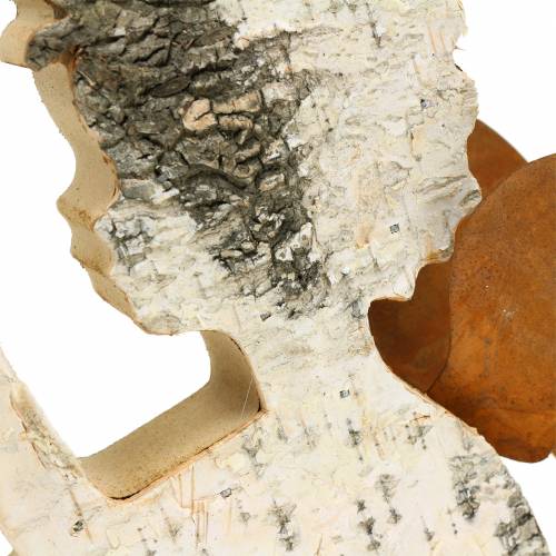 Floristik24 Patina di legno di angelo 25 cm x 21 cm x 3 cm