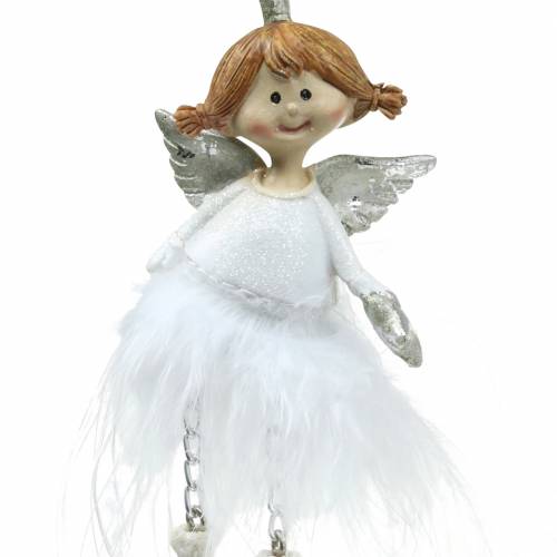Floristik24 Decorazioni natalizie Albero di natale Ornamento Angelo 11,5cm 4 pezzi