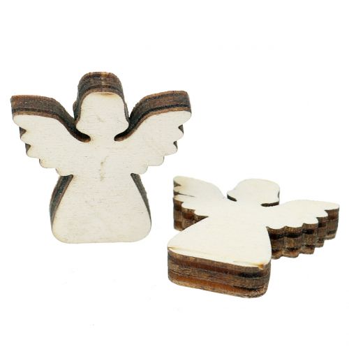 Floristik24 Angelo da spargere in una natura di vetro 2cm 100p