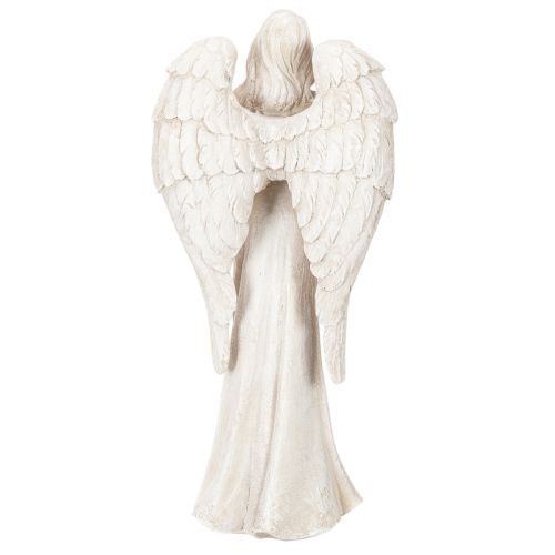 Statuetta di angelo in piedi in preghiera, decorativa, 36 cm | Floristik24.it