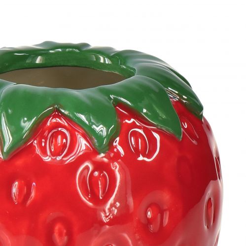 Floristik24 Vaso decorativo fragola vaso da fiori in ceramica Ø8,5 cm H8,5 cm