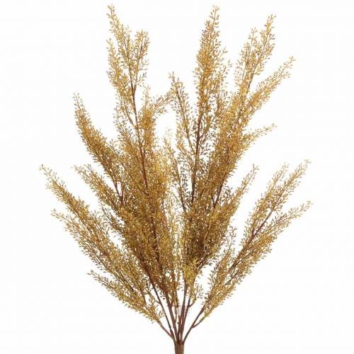 Ramo decorativo di erica, giallo erica, marrone H50cm
