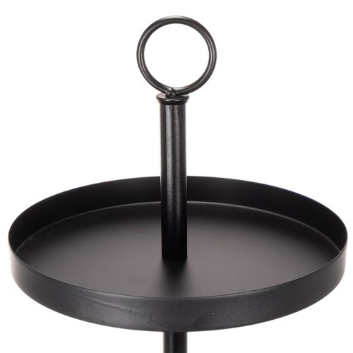 Alzata rotonda in metallo a tre livelli per decorazioni da tavola a più piani, 61 cm | Floristik24.it
