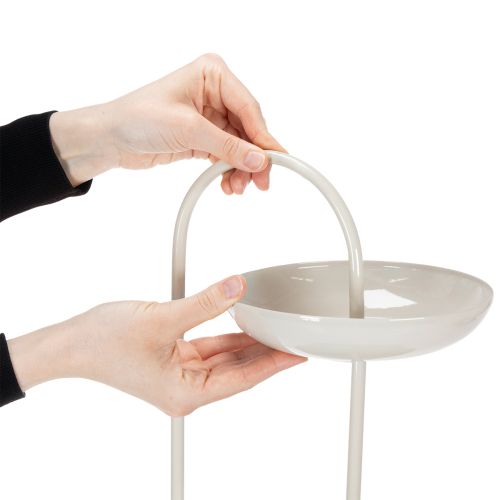 Prodotto Decorazione da tavolo a tre livelli, ideale per soggiorni, occasioni speciali, matrimoni, 55 cm