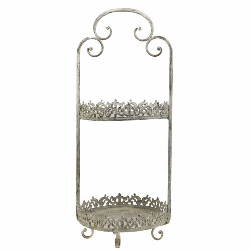 Floristik24 Etagere grigio antico H66.5cm