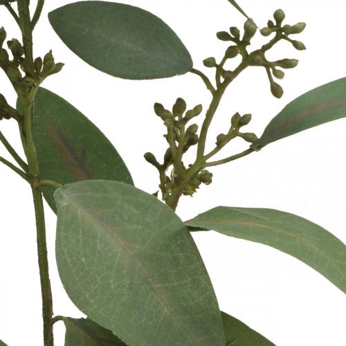 Floristik24 Ramo di eucalipto artificiale con boccioli ramo decorativo 60cm