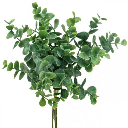 Eucalipto artificiale rami di eucalipto piante artificiali  38 cm 3 pezzi-08115