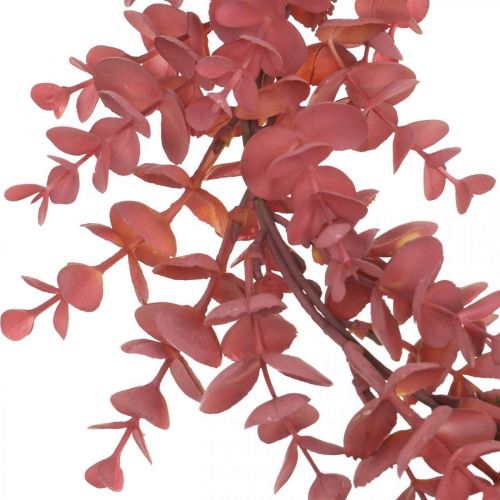 Floristik24 Ghirlanda decorativa eucalipto rosso Ghirlanda di eucalipto artificiale Ø32cm