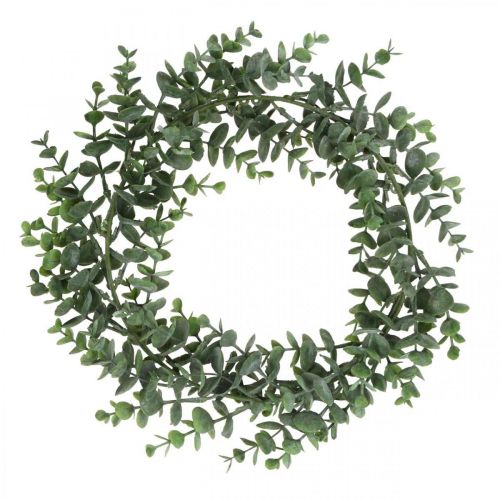 Ghirlanda decorativa verde eucalipto Ghirlanda di eucalipto artificiale Ø32cm