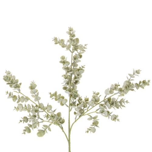 Ramo artificiale di eucalipto, ramo decorativo per vasi e bouquet, 49 cm, 4 pezzi