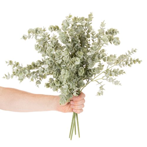 Ramo artificiale di eucalipto, ramo decorativo per vasi e bouquet, 49 cm, 4 pezzi | Floristik24.it